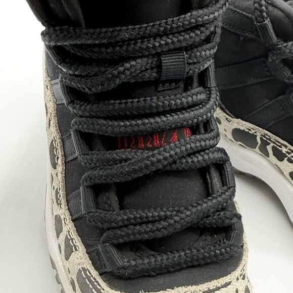 Nike Jordan 11 Retro Animal Instinct (PS) Lace Up Little Kid Sneakers - US 11.5 - Picture 8 of 14